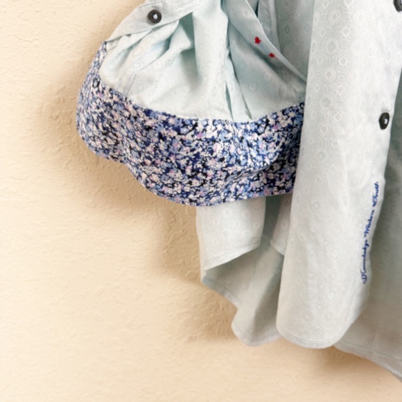 Robert Graham Exclusive Classic Fit Blue Button Up Size Large - Picture 6 of 7